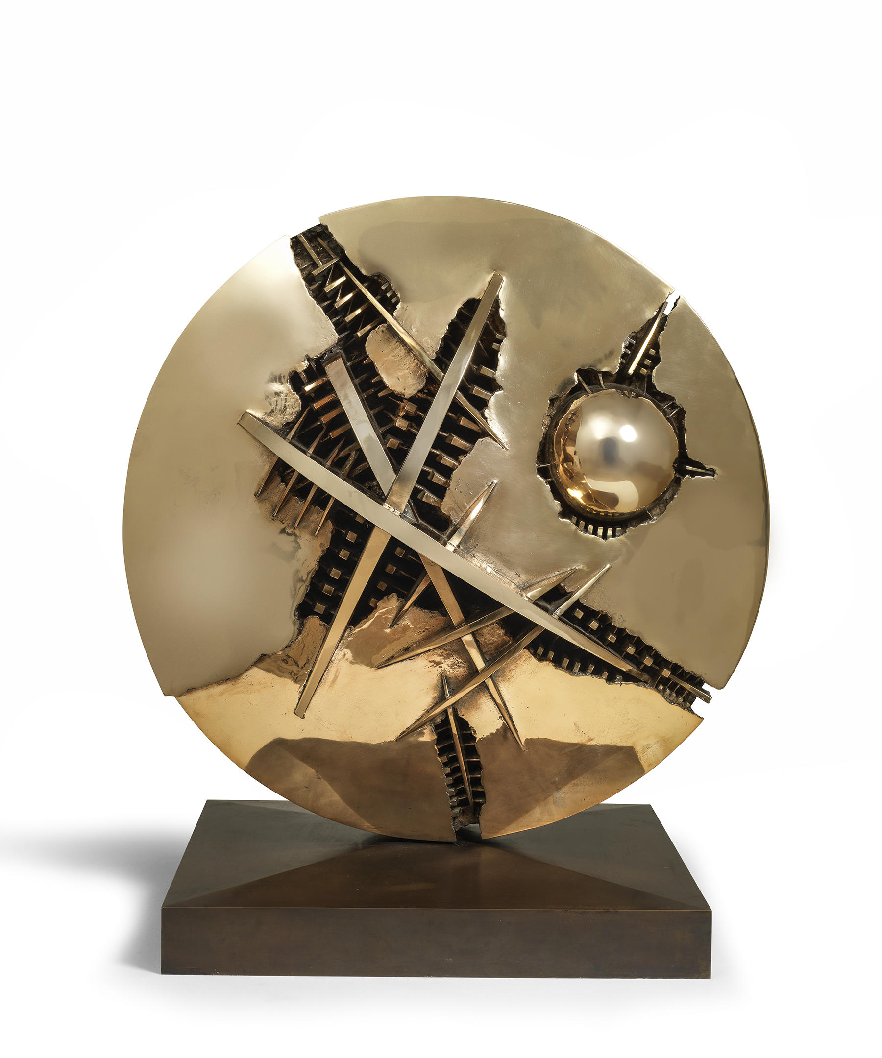 Disco in forma di rosa del deserto (Disk in the form of a desert rose)